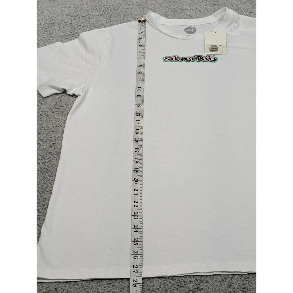 Levi's Silvertab Logo T-Shirt Men's Large‎ White NWT